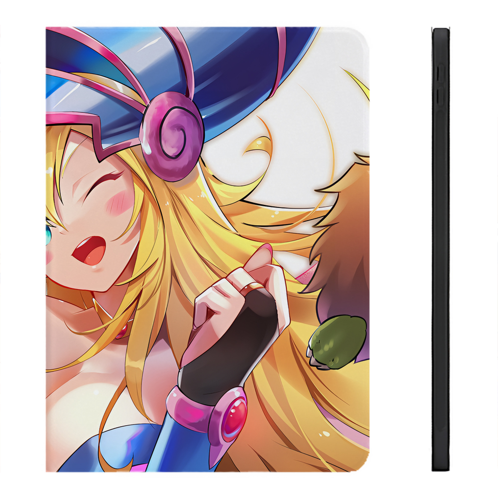 （画像用） 遊☆戯☆王 Yu-Gi-Oh! IPadケース ペンホルダー付き ブックスタイルデザイン